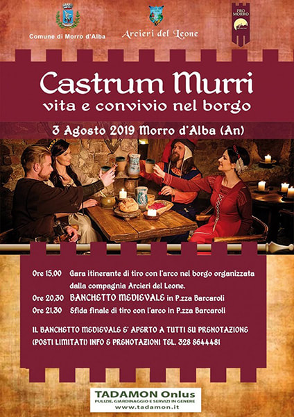 Castrum Murri vita e convivio nel borgo 3 agosto 2019